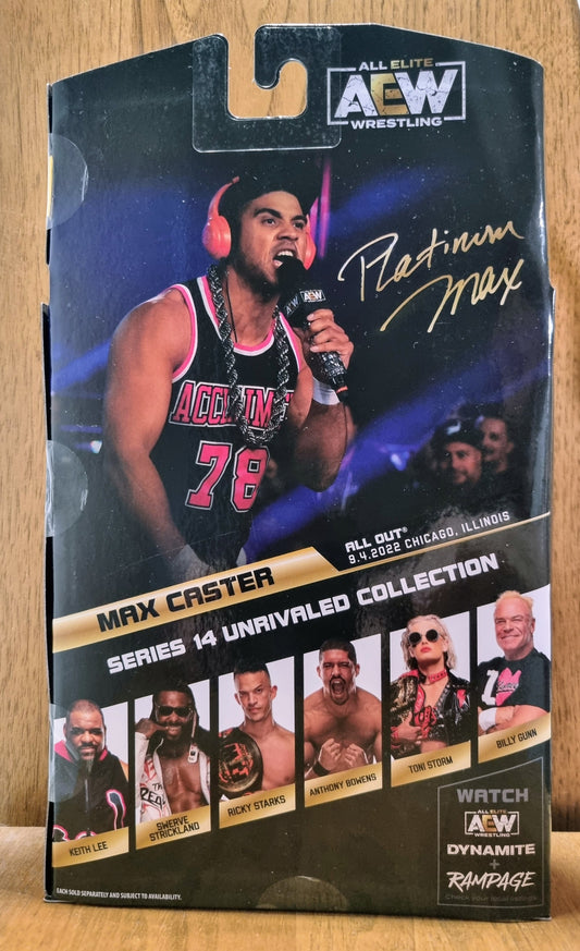 AEW Jazwares Unrivaled Collection Series 14 #129 Max Caster