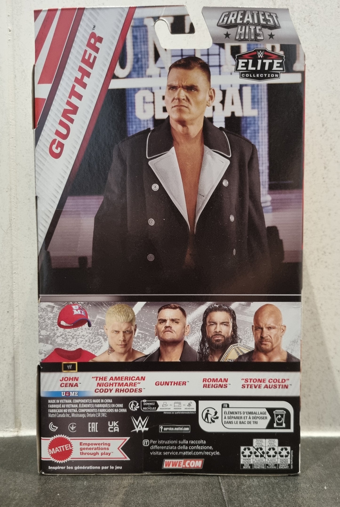 WWE Elite Collection Greatest Hits Series 8 Gunther – 6″ Action Figure