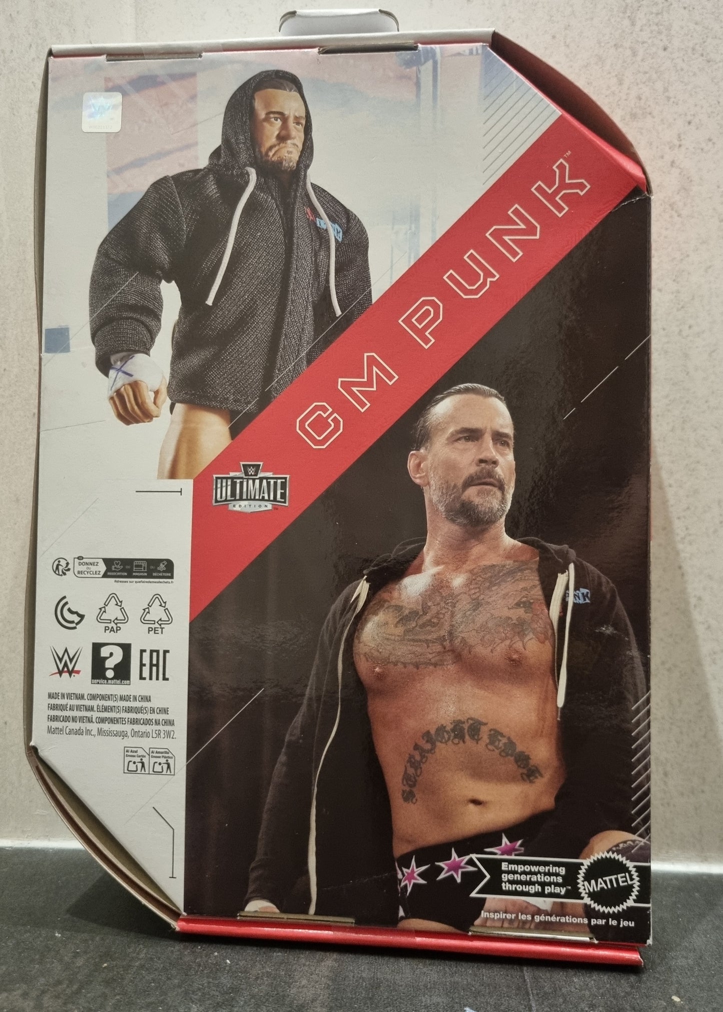 WWE Ultimate Edition Series 27 CM Punk – 6" Action Figure