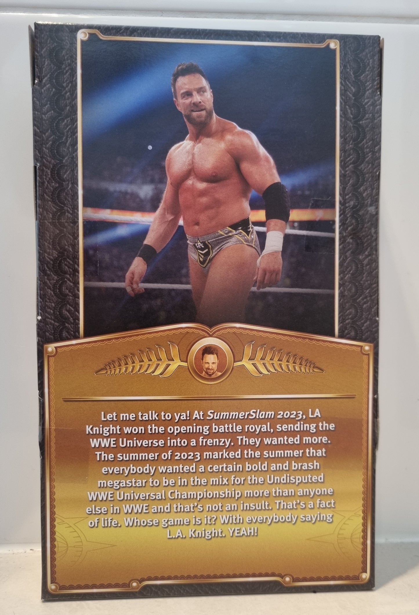 LA Knight – WWE Defining Moments Ringside Exclusive Action Figure