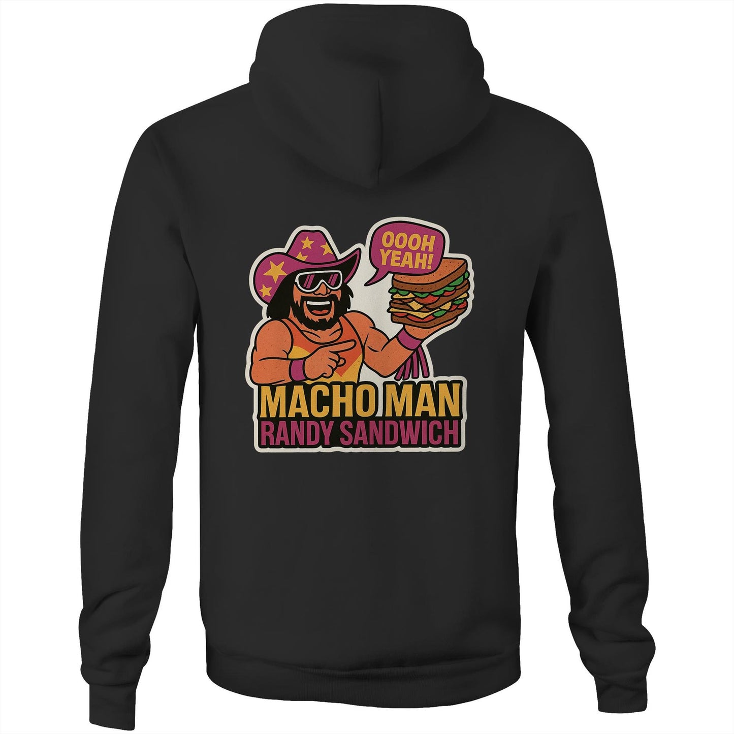 Macho Man Randy Sandwich Pocket Hoodie