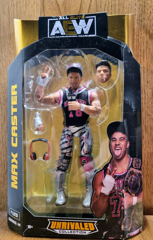 AEW Jazwares Unrivaled Collection Series 14 #129 Max Caster